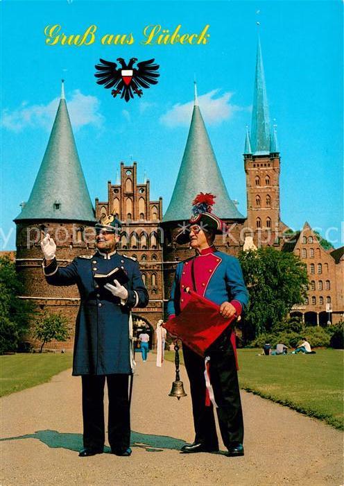 Luebeck Stadtkommissar Luebecker Polizeiuniform Stadtausrufer Luebecker Buergerg