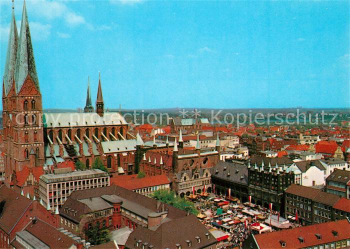 Luebeck Marienkirche Markt