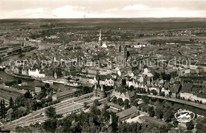 Luebeck Fliegeraufnahme