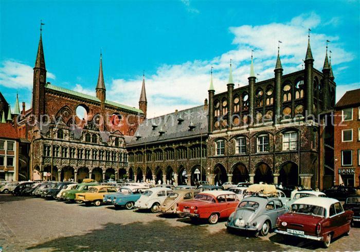 Luebeck Marktplatz Rathaus