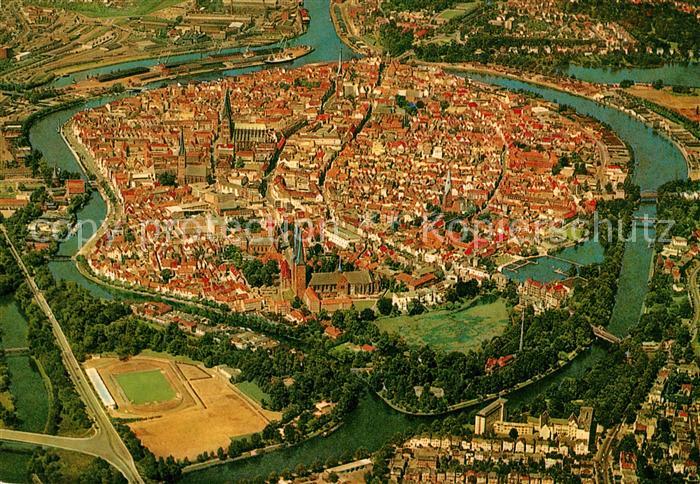 Luebeck Fliegeraufnahme