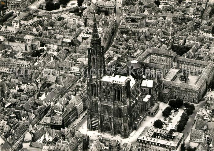 Strasbourg Alsace Fliegeraufnahme Muenster