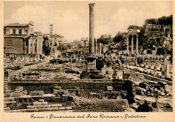 Roma Rom Foro Romana Palatino Saeule