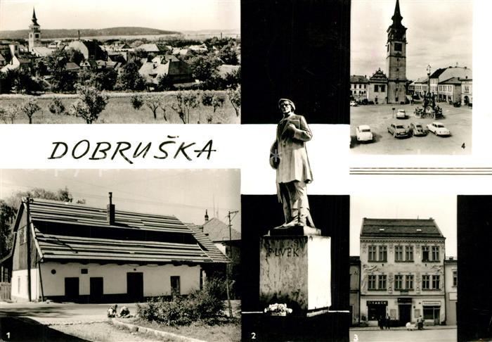 Dobruska Gutenfeld Denkmal Veka Marktplatz Panorama Hotel