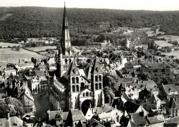 Autun Fliegeraufnahme Kathdrale