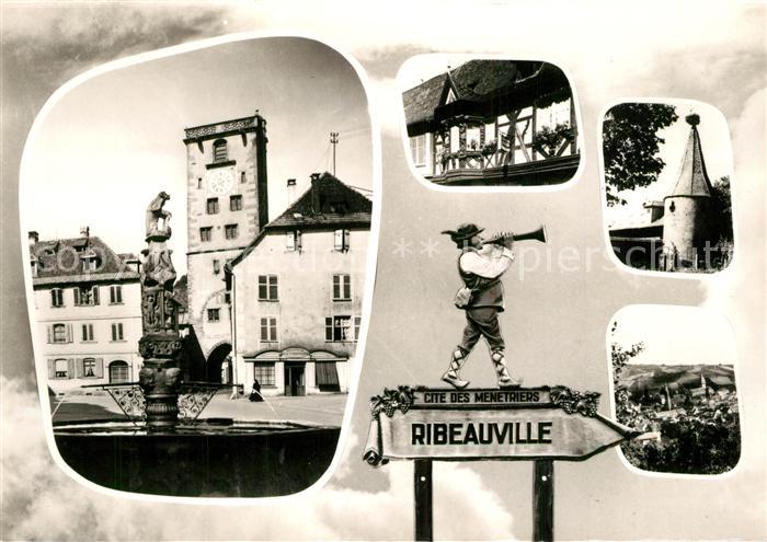 Ribeauville Haut Rhin Elsass Stadtansichten