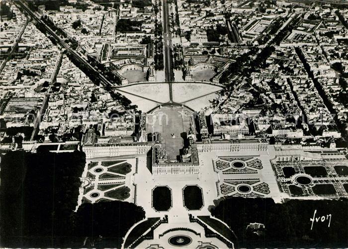 Versailles Yvelines Fliegeraufnahme Les jardins le palais e