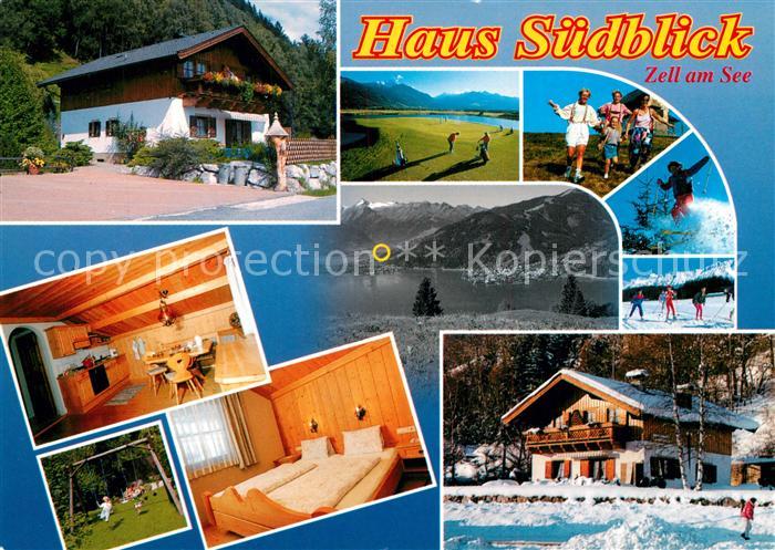 Zell See Haus Suedblick Winter Sommer
