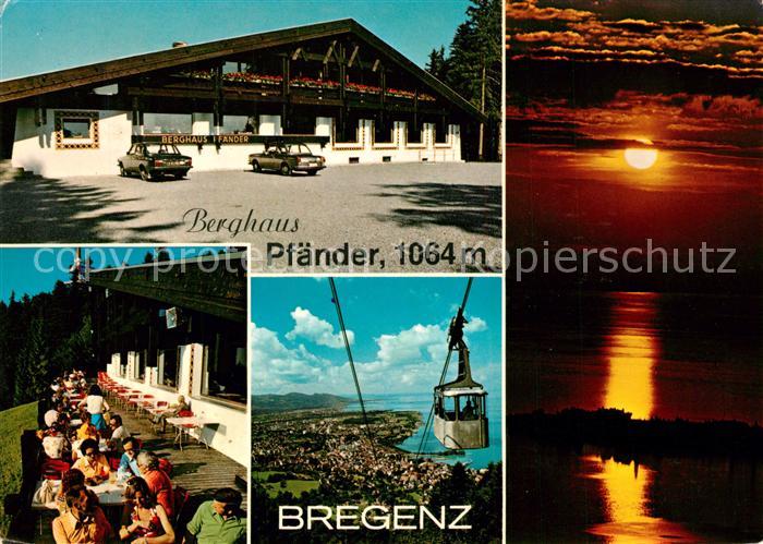 Bregenz Bodensee Berghaus Pf?nder Sonnenuntergang