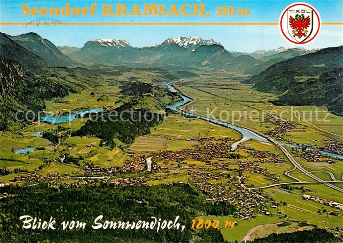 Kramsach Fliegeraufnahme Krummsee Reintalersee Inntalautobahn