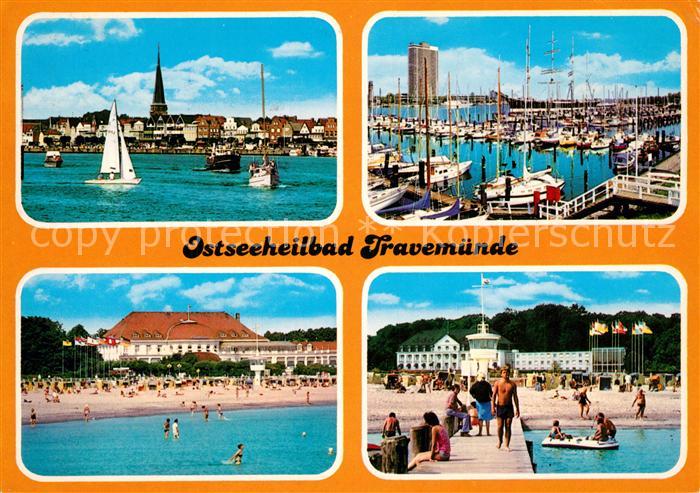 Travemuende Ostseebad Hafen Strand
