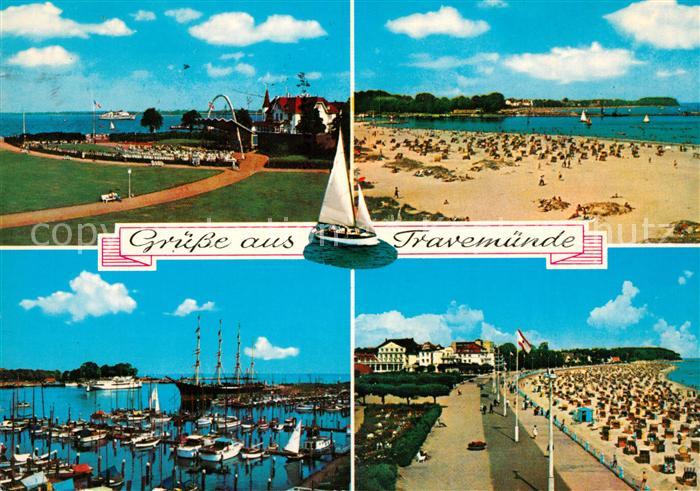 Travemuende Ostseebad Strand Hafen