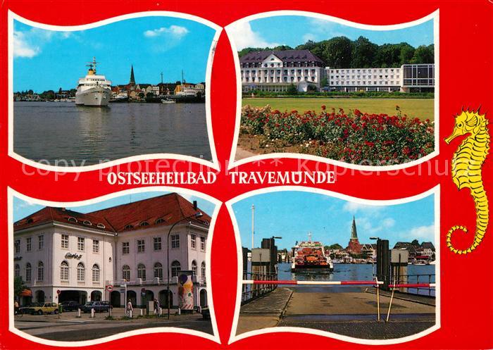 Travemuende Ostseebad Hafen Kurhaus Faehre