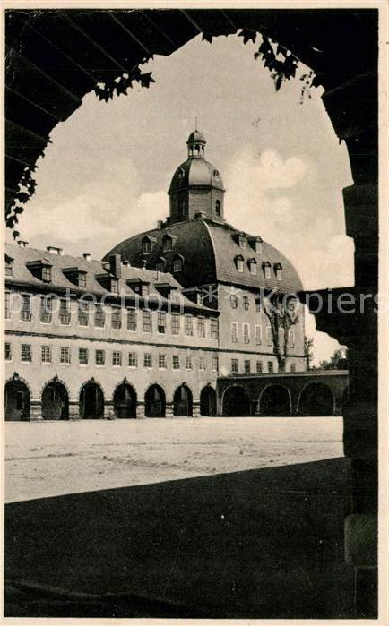 Gotha Thueringen Partie im Schlosshof