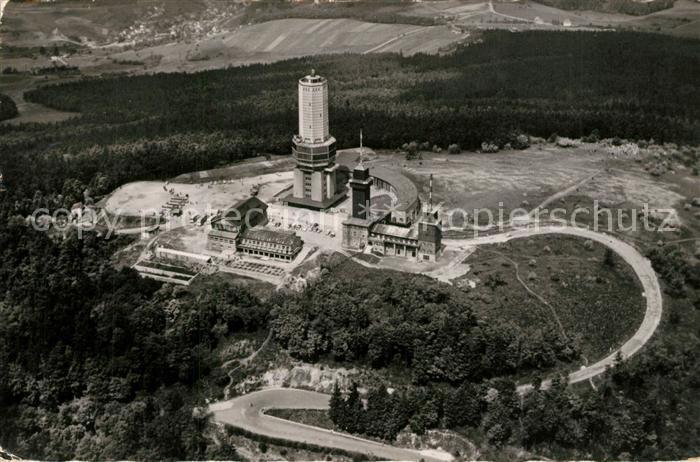 Grosser Feldberg Taunus Fernseh UKW Sender Aussichtsturm Fernmeldeturm Fliegerau