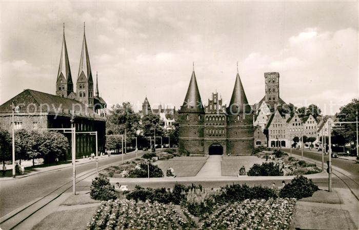 Luebeck Holstentor Kirche