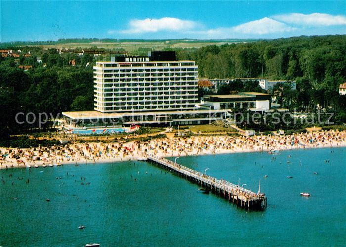 Timmendorfer Strand Hotel Maritim Strand Seebruecke Ostseeheilbad Fliegeraufnahm