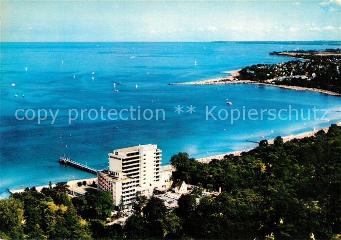 Timmendorfer Strand Ostseeheilbad Kurhaus Seeschloesschen Fliegeraufnahme