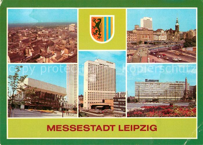 LEIPZIG Sachsen uebersicht Messestadt Friedrich Engels Platz Gewandhaus Hotel Me