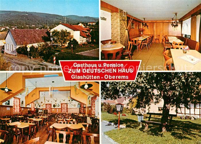 Oberems Glashuetten Gasthaus Pension Zum Deutschen Haus