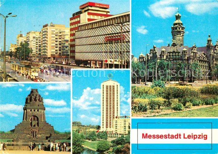 LEIPZIG Sachsen Richard Wagner Strasse Rathaus Voelkerschlachtdenkmal Wohnhochha