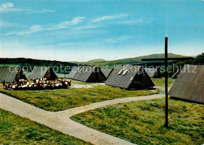 Volkers Bad Brueckenau Jugendhaus Volkersberg Feriendorf Zelthaeuser