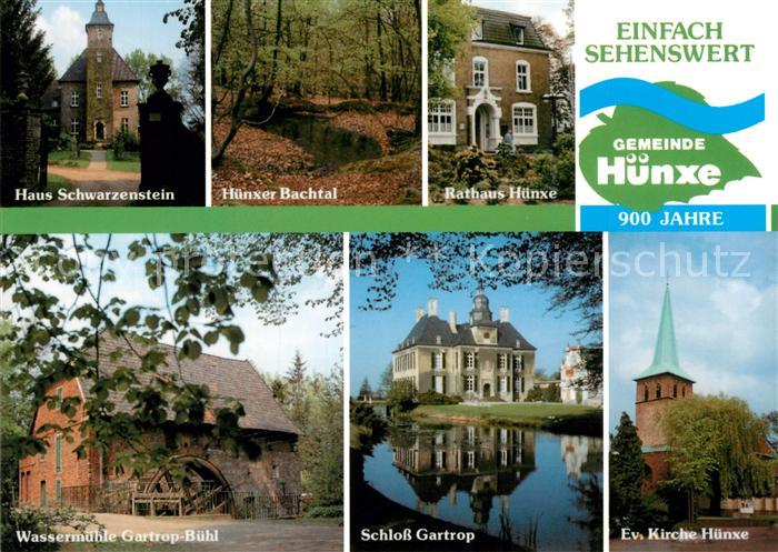 Huenxe Haus Schwarzenstein Huenxer Bachtal Rathaus Wassermuehle Schloss Kirche