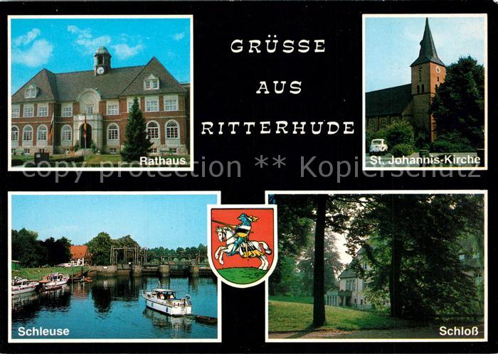 Ritterhude Rathaus Kirche Schloss Schleuse