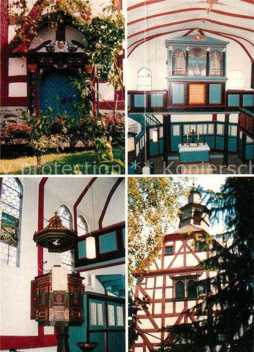 Stumpertenrod Evangelische Kirche Vogelsberg Fachwerkkirche 17. Jhdt.