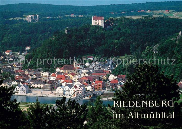 Riedenburg Altmuehltal Panorama Luftkurort Burgen