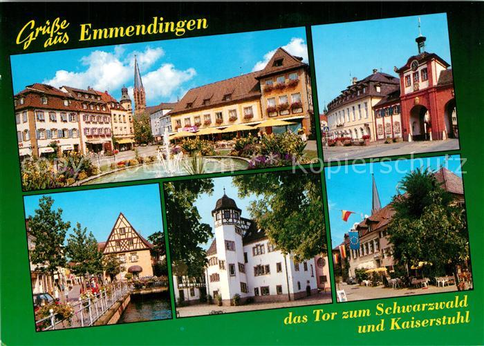 Emmendingen Marktplatz Innenstadt Tor zu Schwarzwald und Kaiserstuhl
