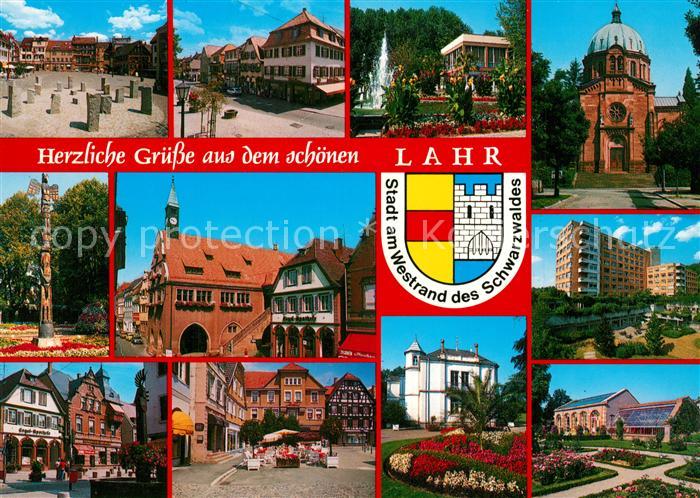 Lahr Baden Impressionen Innenstadt Altstadt Parkanlagen Wappen