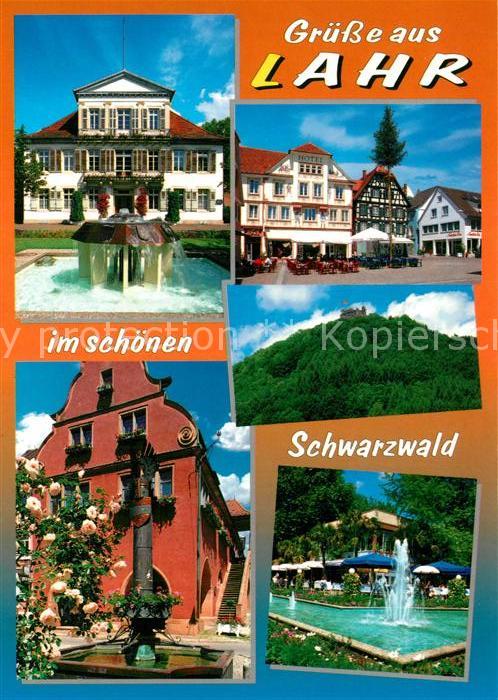 Lahr Baden Impressionen Altstadt Brunnen Burg