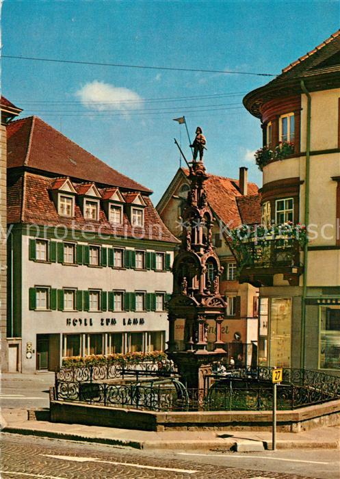 Rottweil Neckar Hotel Lamm Brunnen