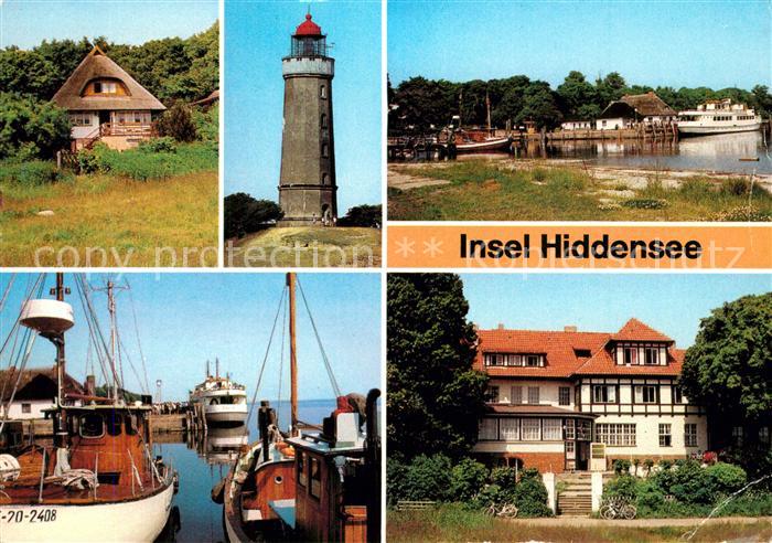 Kloster Hiddensee Fischerhaus Leuchtturm Anlegestelle Hafen HO Gaststaette Dornb
