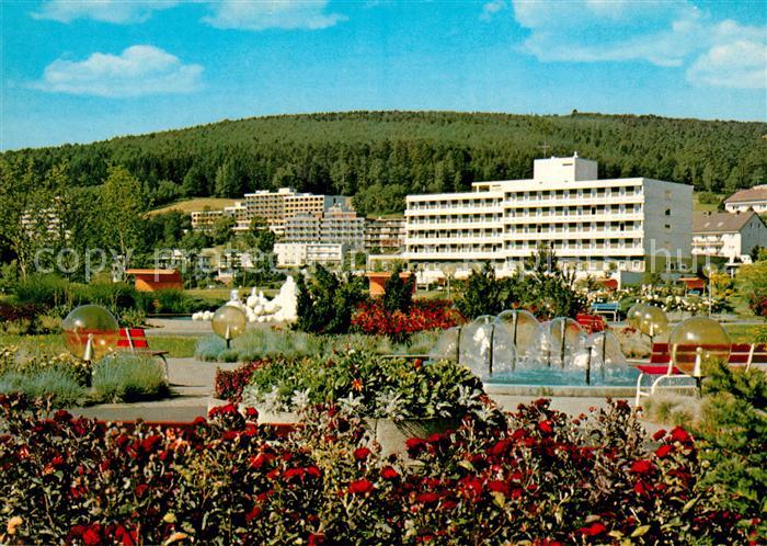 Bad Soden-Salmuenster Kurpark Wasserspiele Kurhaus