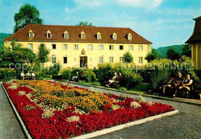 Bad Bocklet Kurhaus Blumenbeet