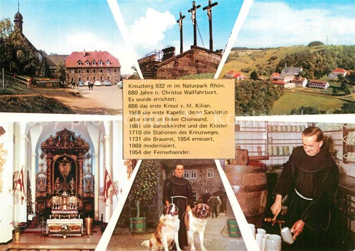 Kreuzberg Rhoen Kloster Golgatha Kreuz Klosterkirche Pforte Ausschank Priester B