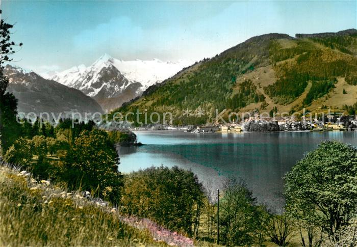 Zell See Blick zum Kitzsteinhorn Hohe Tauern