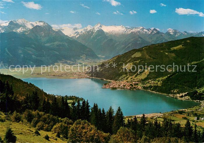 Zell See Panorama Blick zu Hoher Tenn Imbachhorn Kitzsteinhorn Hohe Tauern