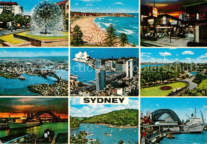 Sydney New South Wales Impressionen der Stadt Hafen Faehre Strand Fliegeraufnahm