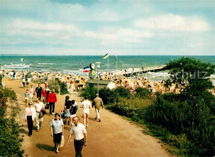 Timmendorfer Strand Promenade Strand Seebruecke Ostseeheilbad