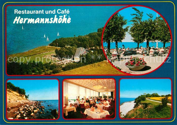 Travemuende Ostseebad Restaurant Cafe Hermannshoehe Terrasse Kueste Landschaftsp