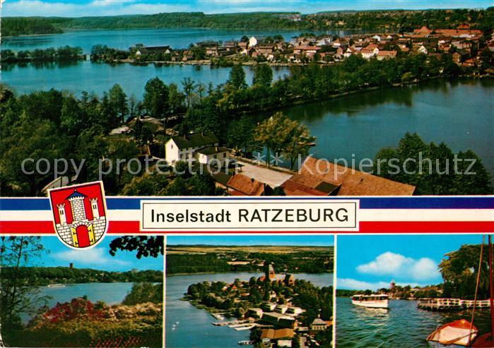 Ratzeburg Teilansichten Inselstadt Naturpark Lauenburgische Seen Domhalbinsel