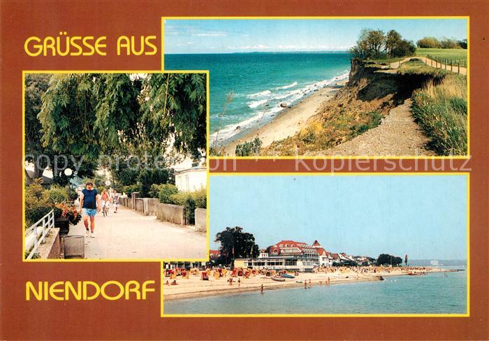 Niendorf Ostseebad Promenade Steilufer Kueste Strand Hotels