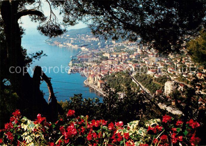 Villefranche-sur-Mer Vue Generale au fond la Darse