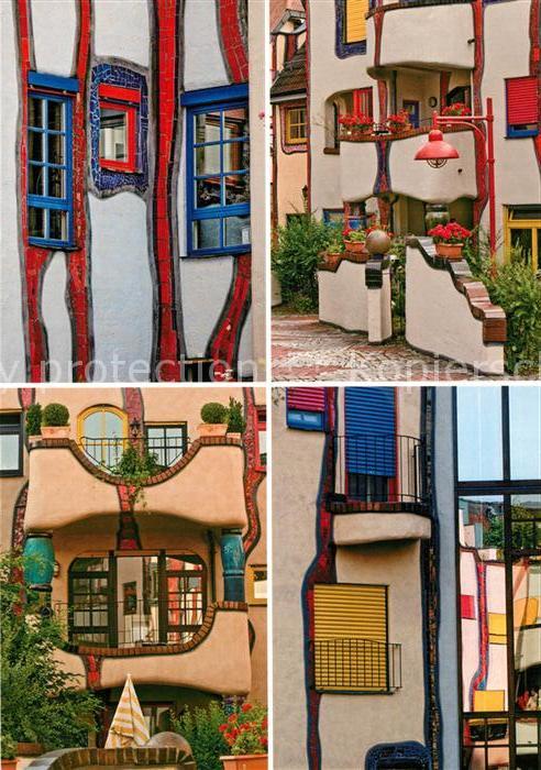 Plochingen Wohnanlage Unterm Regenturm von Hundertwasser