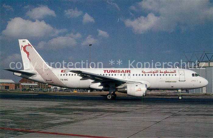 Flugzeuge Zivil Tunis Air Airbus A320-211 c/n 124 TS-IM