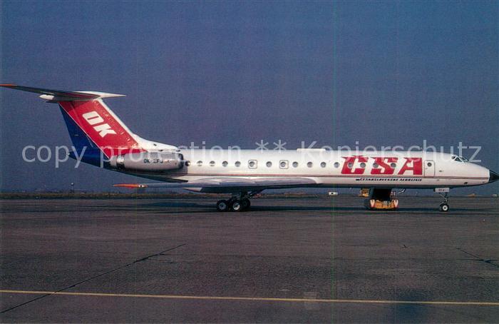 Flugzeuge Zivil CSA Tupolev 134A OK-EFJ c/n 4323128