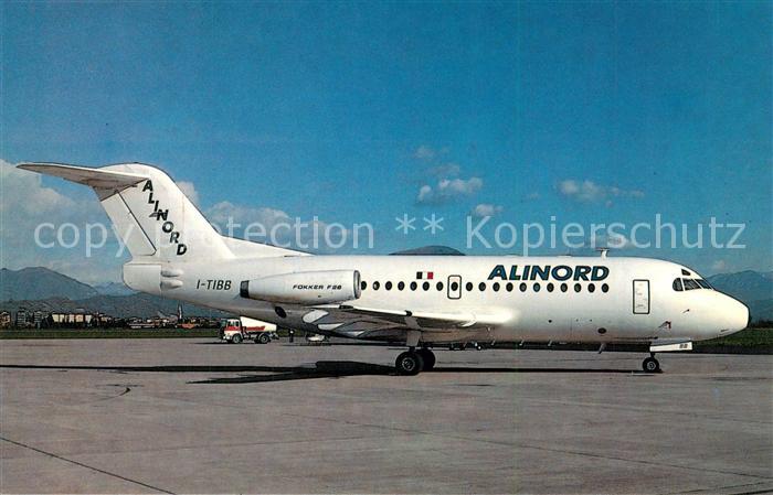 Flugzeuge Zivil Alinord Fokker F28-1000 I-TIBB c/n 11010